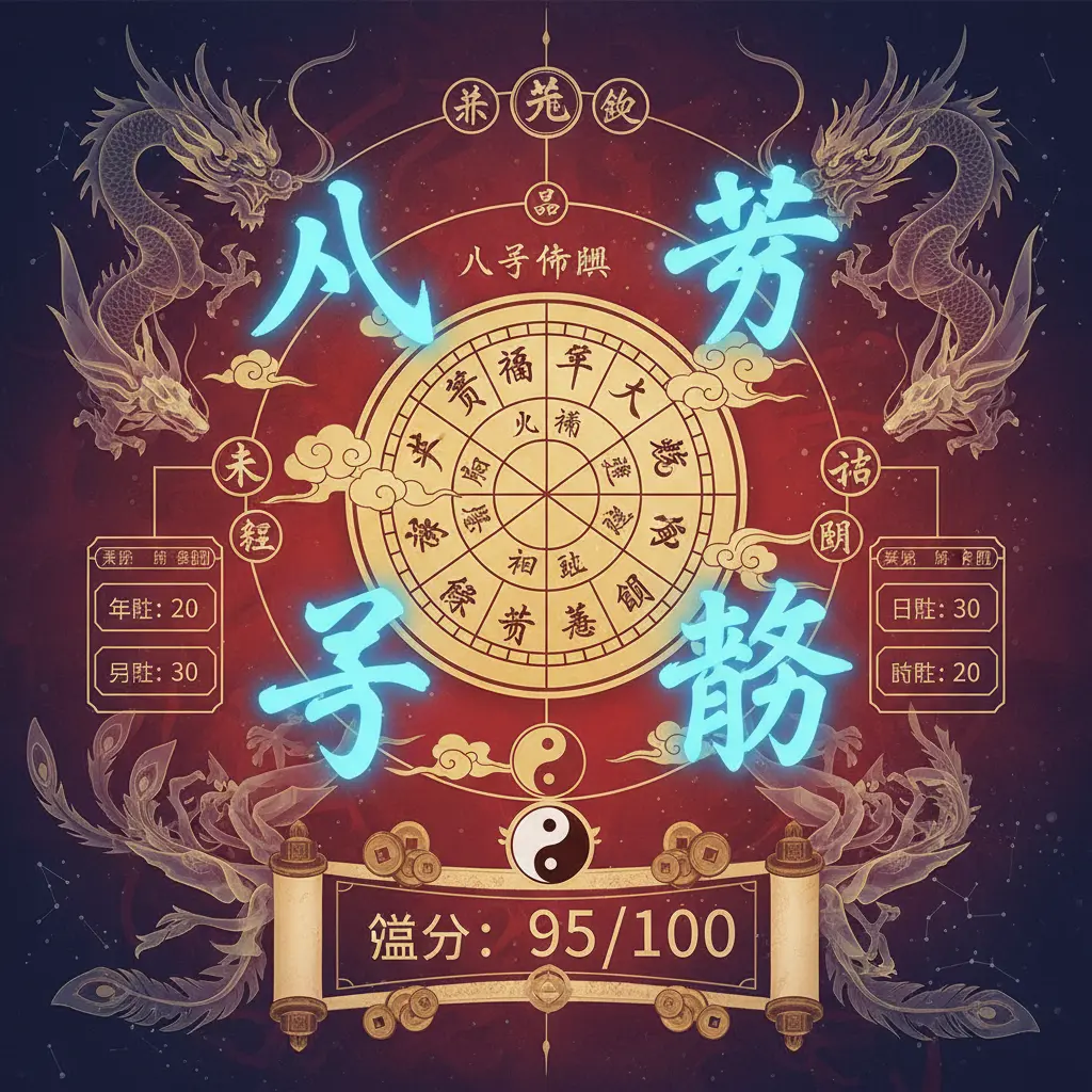 八字分數 - 八字命盤