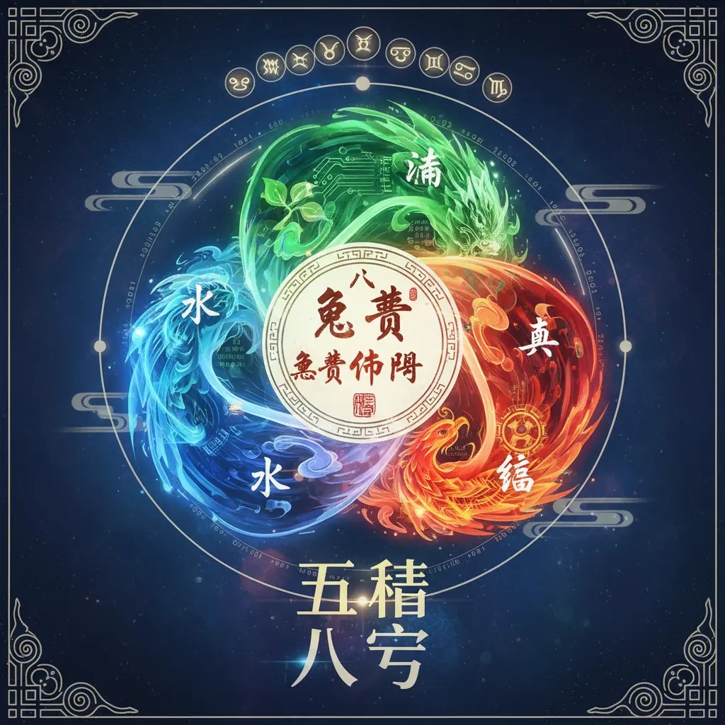 八字免費命盤 - 五行