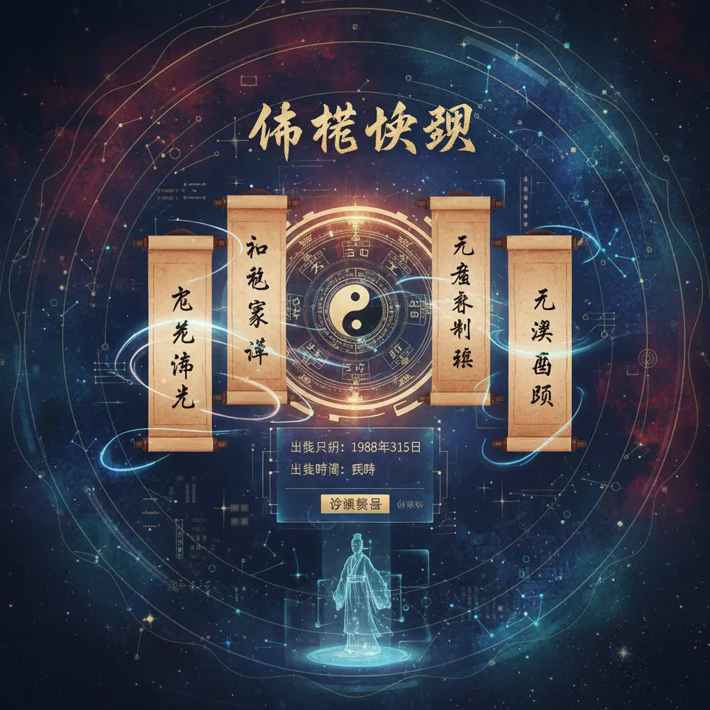 命格查詢 - 八字命盤