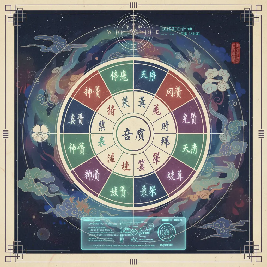 紫微鬥數 - 命盤