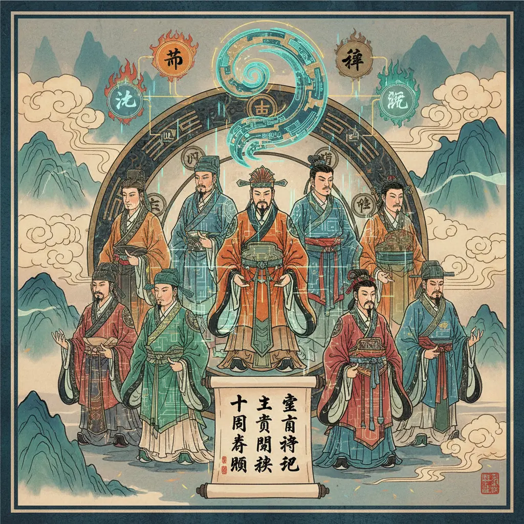 算八字命盤 - 十神