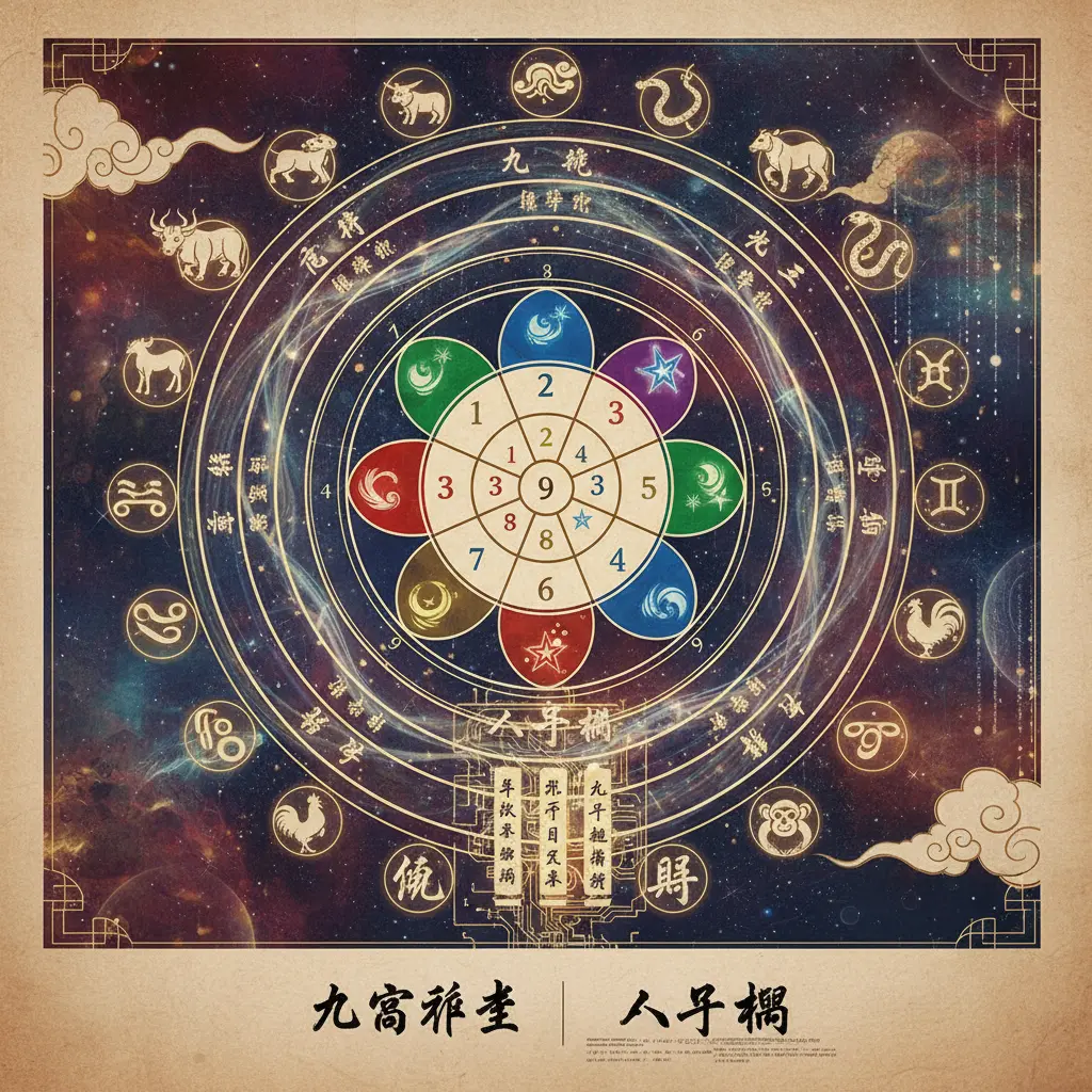 八字網 - 九宮飛星