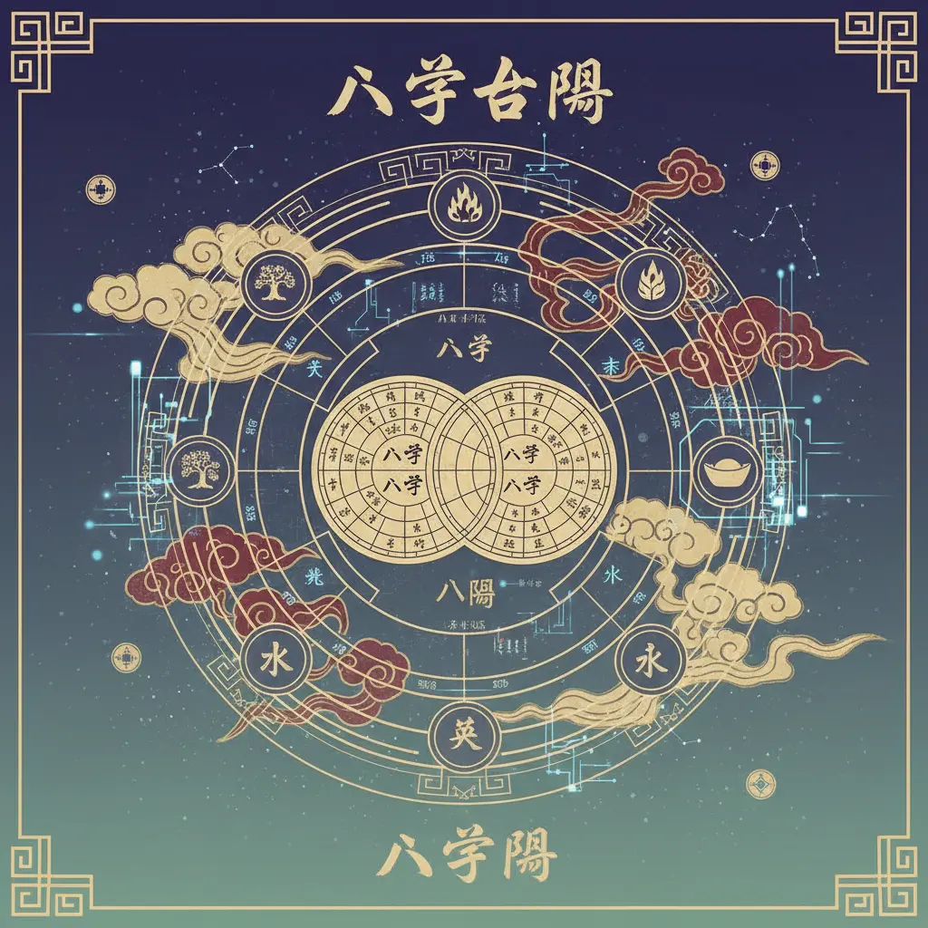 八字盤 - 八字合盤