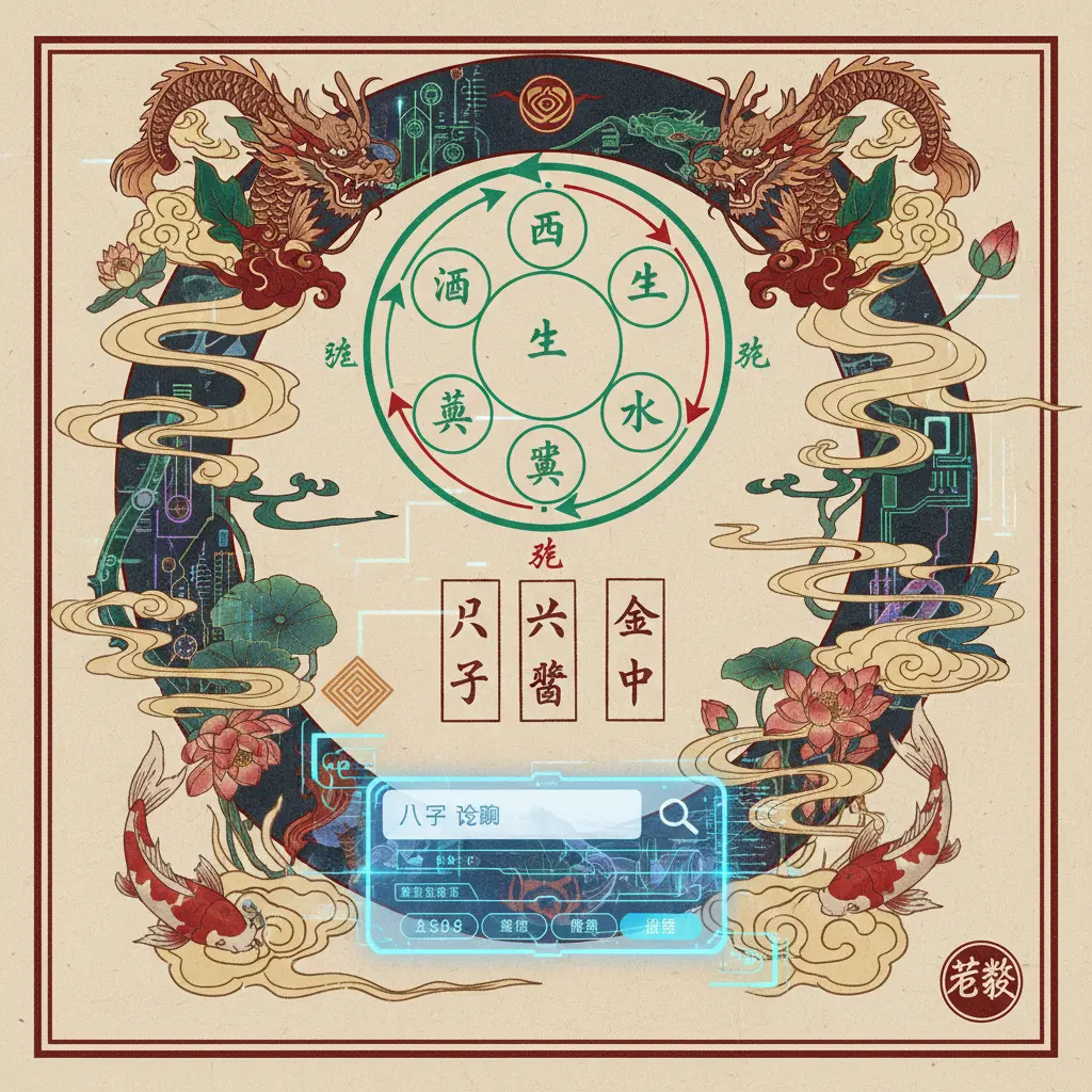 八字 查詢 - 五行生剋
