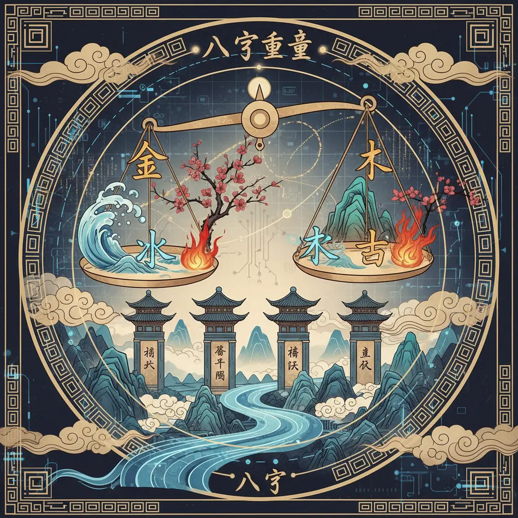 八字 - 八字重量