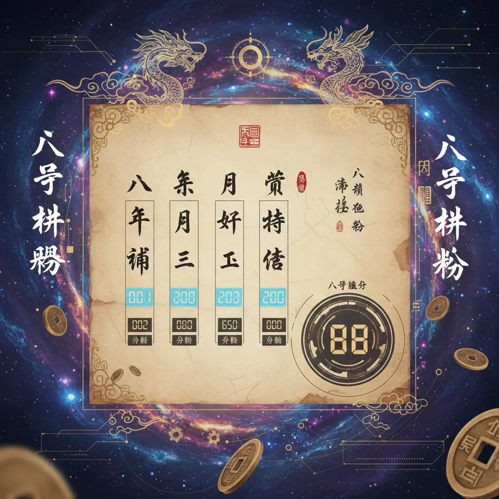 八字分數 - 八字排盤