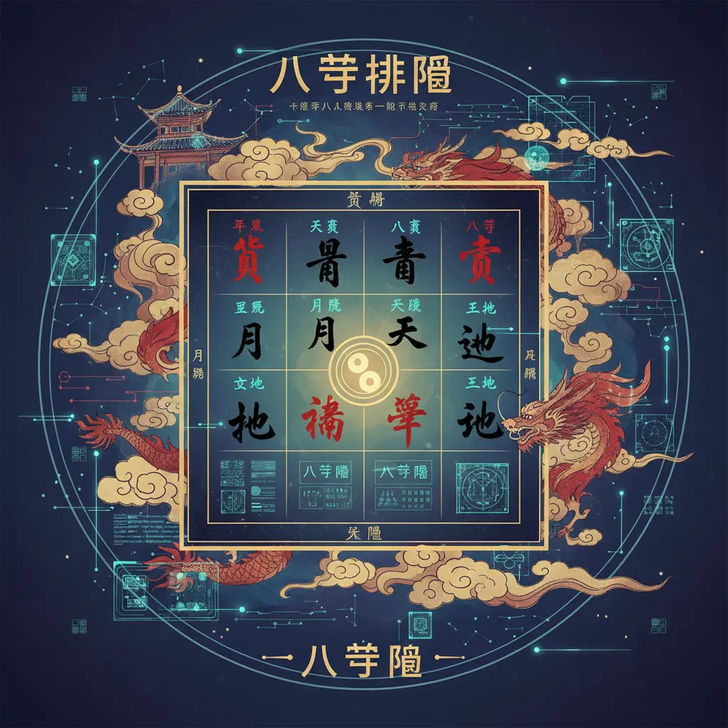 八字盤 - 八字排盤